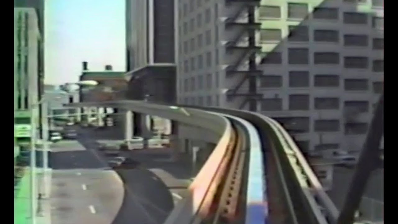 Ride on the Detroit People Mover - May 10 1991