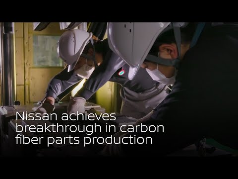 Nissan achieves breakthrough in carbon fiber parts production