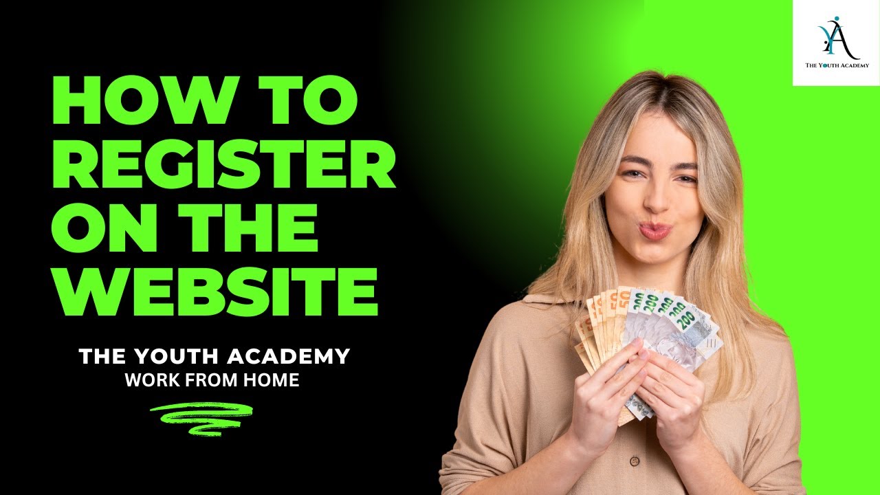 How To Join | How to register on the website | How to join The Youth Academy | #workfromhome #remote