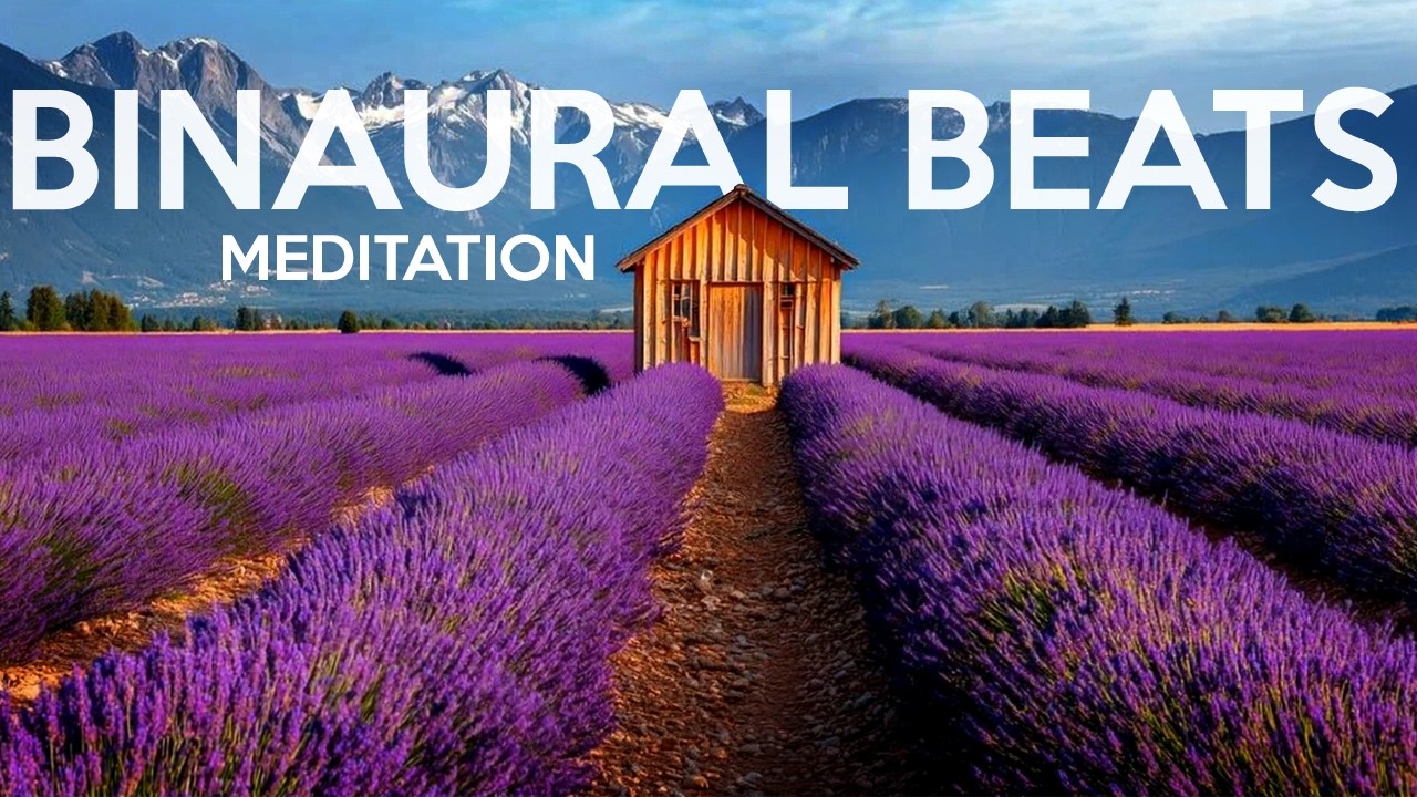Meditation Music | 10Hz Binaural Beats Alpha Waves for Meditation, Mindfulness – Lavender