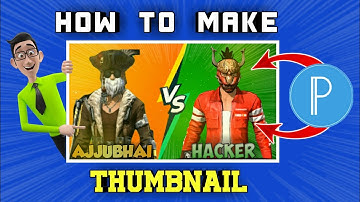 How To Make Gaming Thumbnail In | Android Phone | Like @Total gaming(ajjubhai) | For Youtube Video |