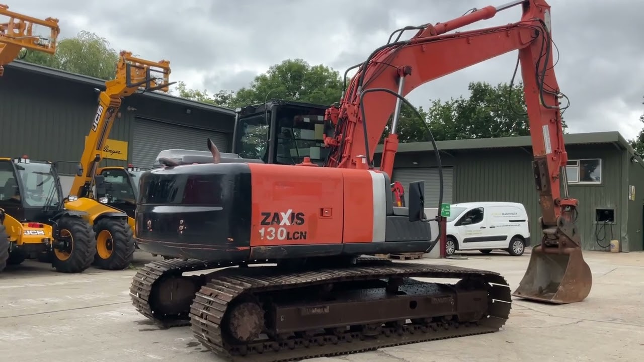 HITACHI ZAXIS 130 LCN - YouTube