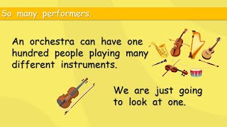 Prepare for a performance. Using time order words and phrases.