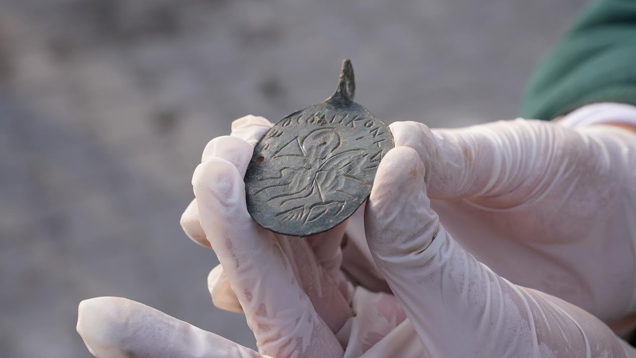 Hadrianopolis Antik Kenti'nde 5. yüzyıla ait Hz. Süleyman’ın betimlendiği bir amulet bulundu
