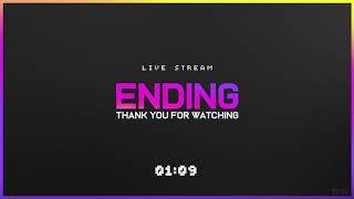 5 Min Countdown   Live Stream ENDING Twitch Gradient 1080P HD Update