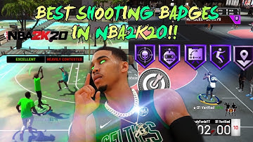 BEST SHOOTING BADGES FOR EVERY POSITION on NBA2K20!! FULL BREAKDOWN ON ALL BADGES! NEVER MISS AGAIN!