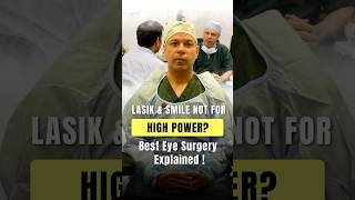 High Glasses Power? Why SMILE &amp; LASIK May Not Be For You