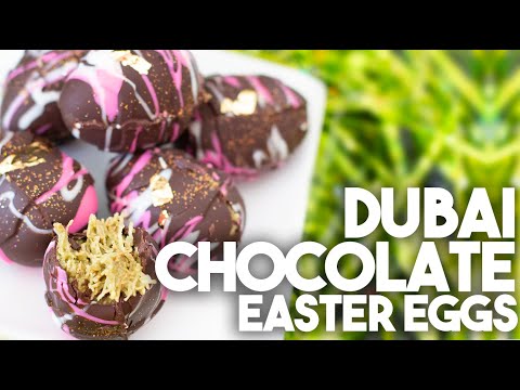 What’s Inside a Dubai Luxury Chocolate Easter Egg? 🐣🍫 | Kravings