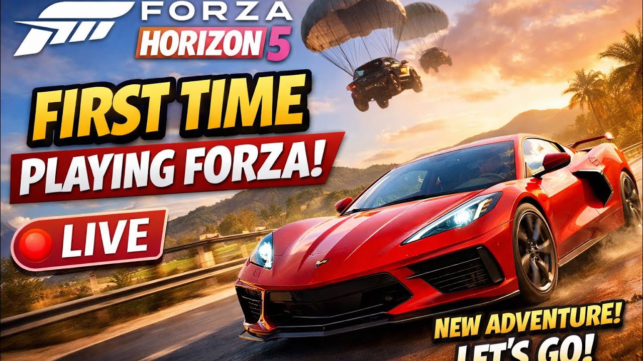Live|Forza Horizon 5-First Start |(PS5) |No Commentary