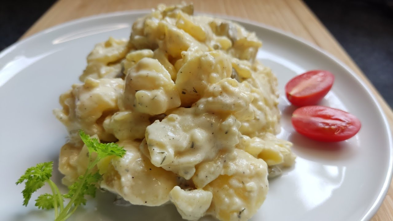 Leckerer Kartoffelsalat mit selbstgemachter Mayonnaise #kartoffelsalat ...