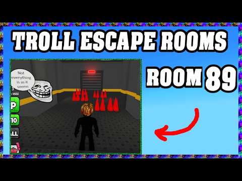 Troll Escape Rooms Room 89 Walkthrough Guide *Roblox*