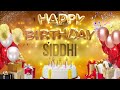 SiDDHi Happy Birthday Siddhi स द ध 