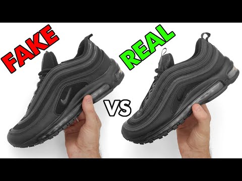 Belastingbetaler mannelijk redactioneel Fake vs Real Nike Air MAX 97 (7 METHODS) / How To Spot Fake Nike Air MAX 97  - YouTube