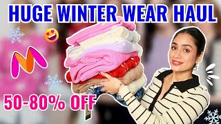 *HUGE* Myntra winter wear Haul 💞 Cute Pinterest outfits, pullover, cardigan under 999/-