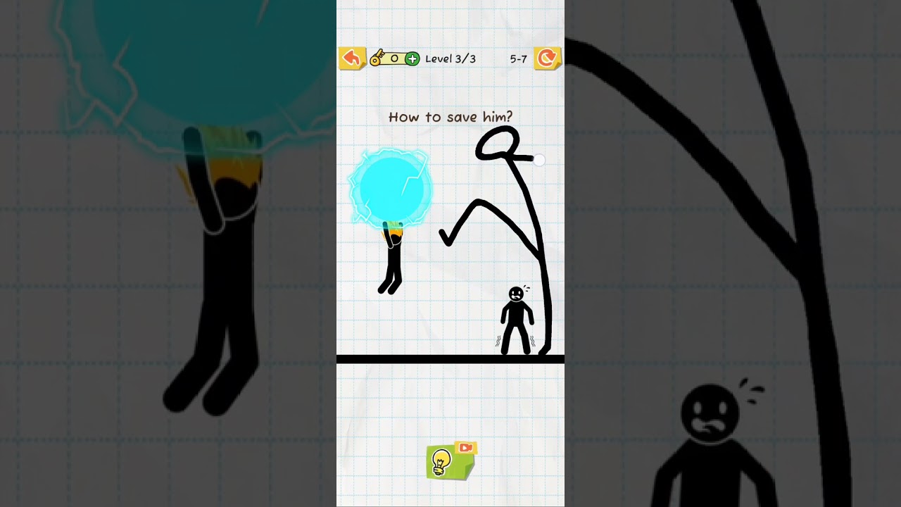 Draw 2 save stickman puzzle funny moments #3
