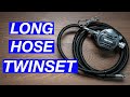 How to setup the long hose  hog loop setup on a twin set for scuba diving  apeks xtx dst reg