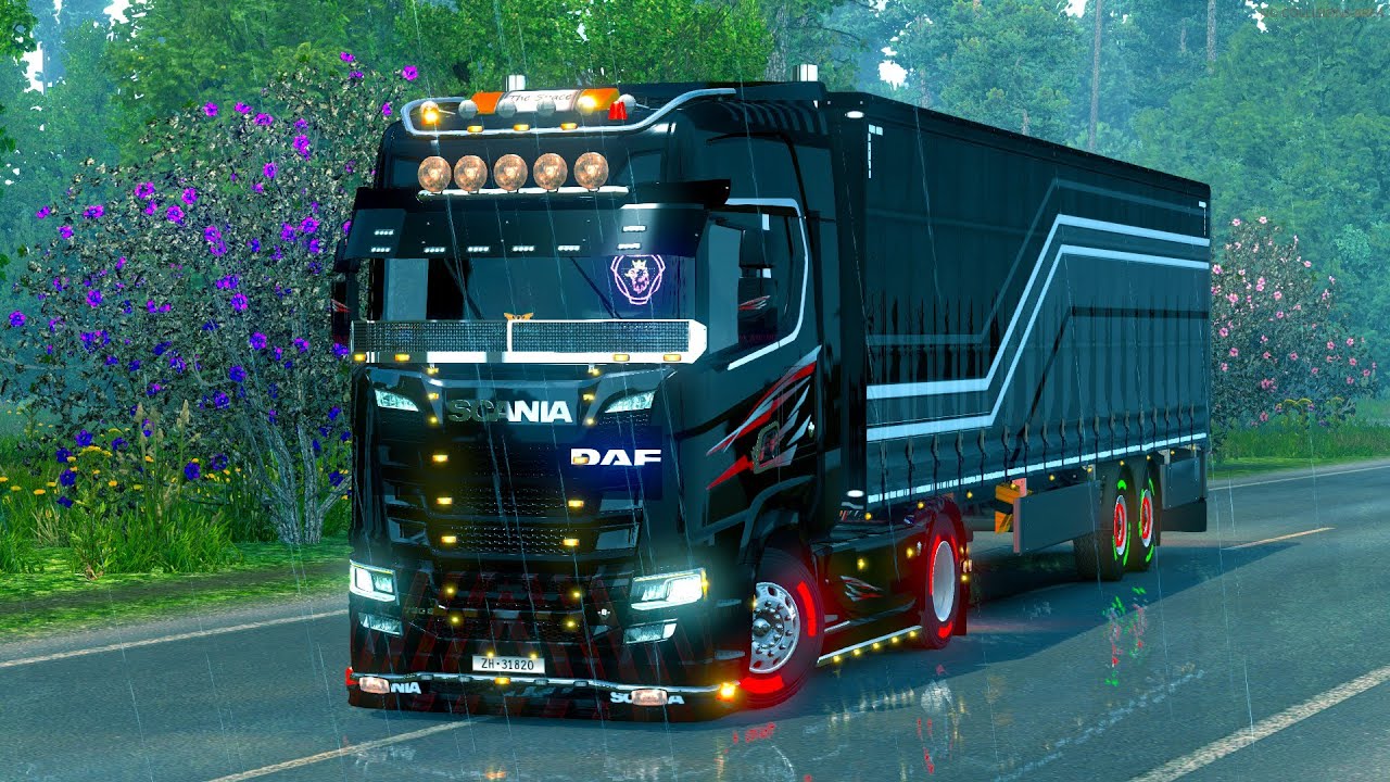 Euro Truck Simulator 2 Scania Multiplayer gameplay save edit mods gameplay best moment