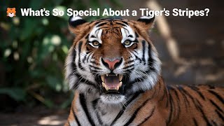 Why Every Tiger's Stripes Are Unique