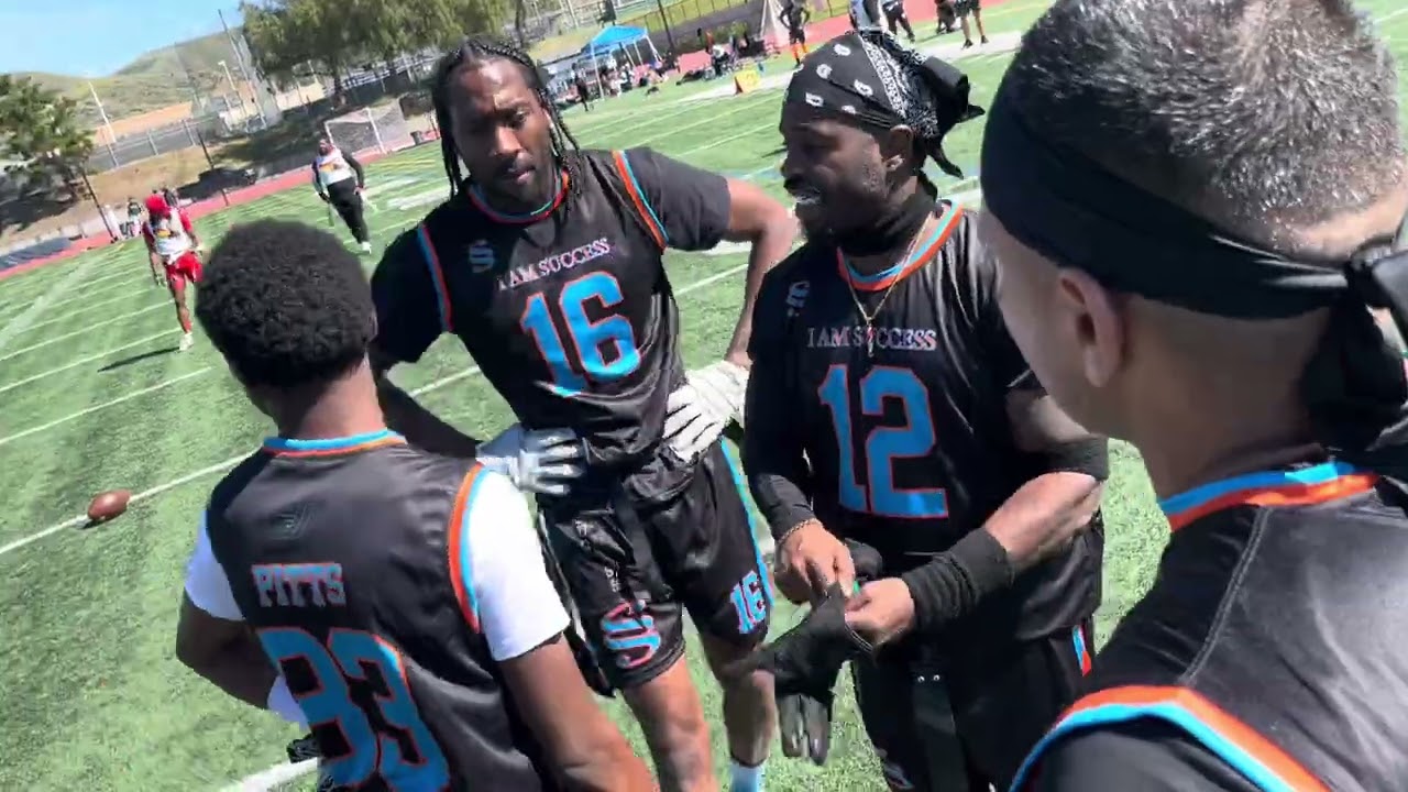 Week 2 Paper Boyz vs I Am Success Xflag Football Irvine Ca. 