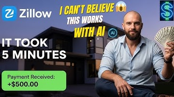 How to Make $500/Day With Zillow in 5 Minutes Fastest Make Money Online Method" Smart Wealth Income"