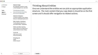 Thinking about Entities