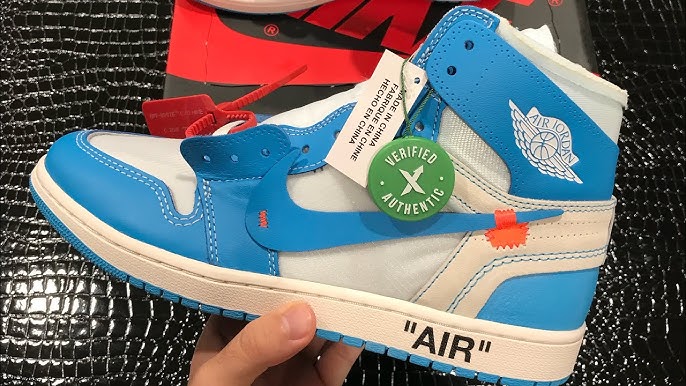 Here's a Detailed Look at Virgil Abloh's Off-White Air Jordan 1 'UNC' -  WearTesters