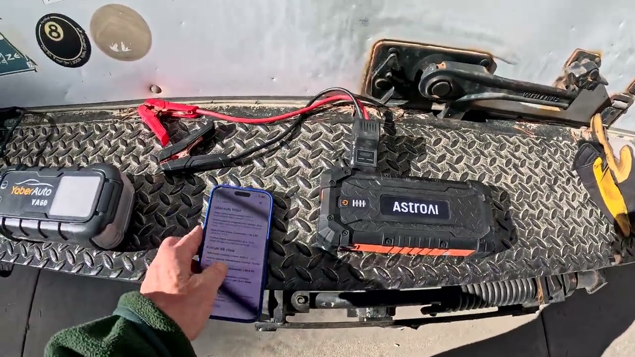Jump Box Shootout GooLoo Vs. Yaber Auto Vs. AstroAI Jump Starter Cold Dead 4.8l Diesel Test