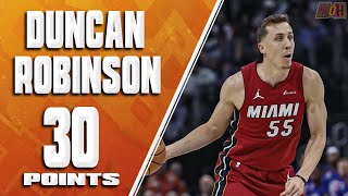 Duncan Robinson 30 Points VS Pistons! FASTEST TO 1K THREES