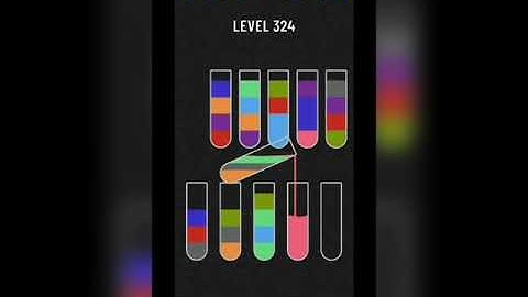 Water sort puzzle level 324