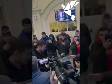 Шавкат Рахмонов вернулся в Казахстан. Так его встретили в Алматы #shavkatrakhmonov #ufc