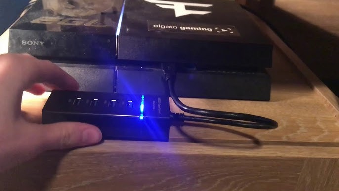 Add Three More USB Ports to Your PS4! Anrain USB Hub for PS4  Unboxing&Review - YouTube