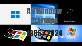 All Microsoft Windows Startups (1985 - 2024)