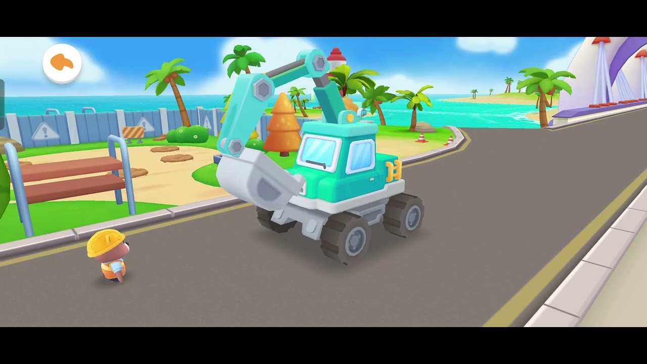 School bus 3D cartoon video cartoon video cartoon video 