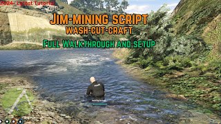 QBCore Mining Script | Jim Mining - Installation | Stone Cutting, Washing & Selling | 2024 | Brave