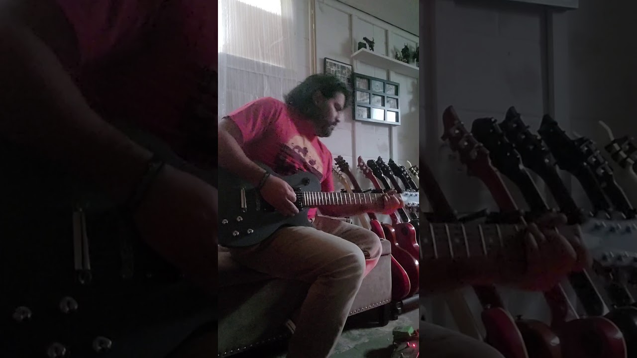 walking by myself - Gary Moore. With my Bossman from HardLuck Kings guitar HLK