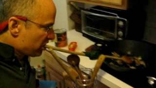 sautéing garlic by mouth stick