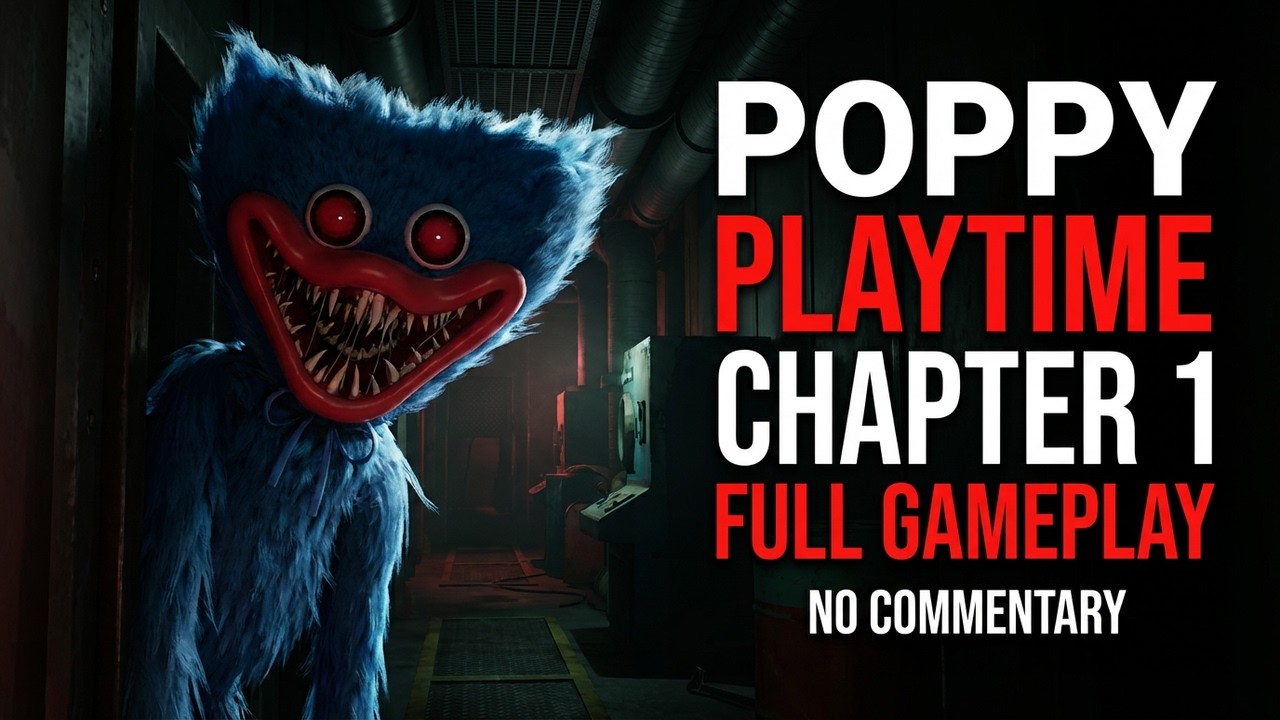 Poppy Gameplay Poppy Playtime Chapter 1 Full Gameplay | No Commentary | 4k - YouTube