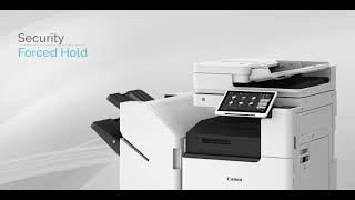 How to Use Forced Hold on the Canon imageRUNNER ADVANCE DX
