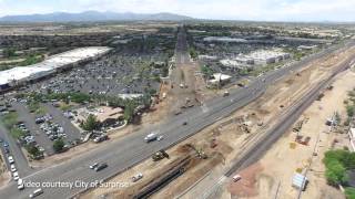 US 60 (Grand Ave.) and Bell Road Interchange flyover (April 2016)