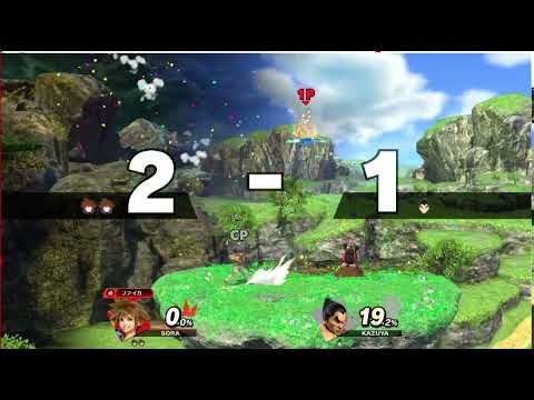 B技オンリーソラでVSCPUレベル９カズヤ スマブラSP ps4コンで操作