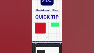#aftereffects Quick Tip - How to Align your Object to the Center .. #pxlready #adobeaftereffects