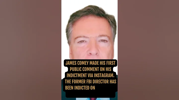Former FBI Director James Comey reacts to indictment #breakingnews #trending #shortvideo #news