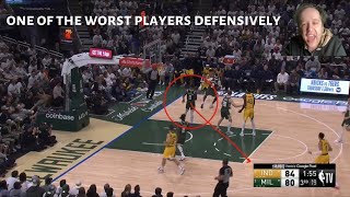 DAMIAN LILLARD is one of the worst players defensively in the NBA