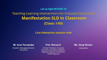 Live Interaction on PMeVIDYA : Teaching Learning Interventions for Inclusive