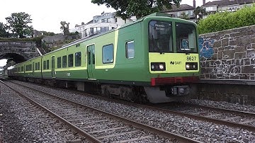 IE 8520 Class Dart Train number 8627 - Maretimo Bridge, Dublin