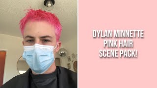 Dylan Minnette Pink Hair Scene Pack
