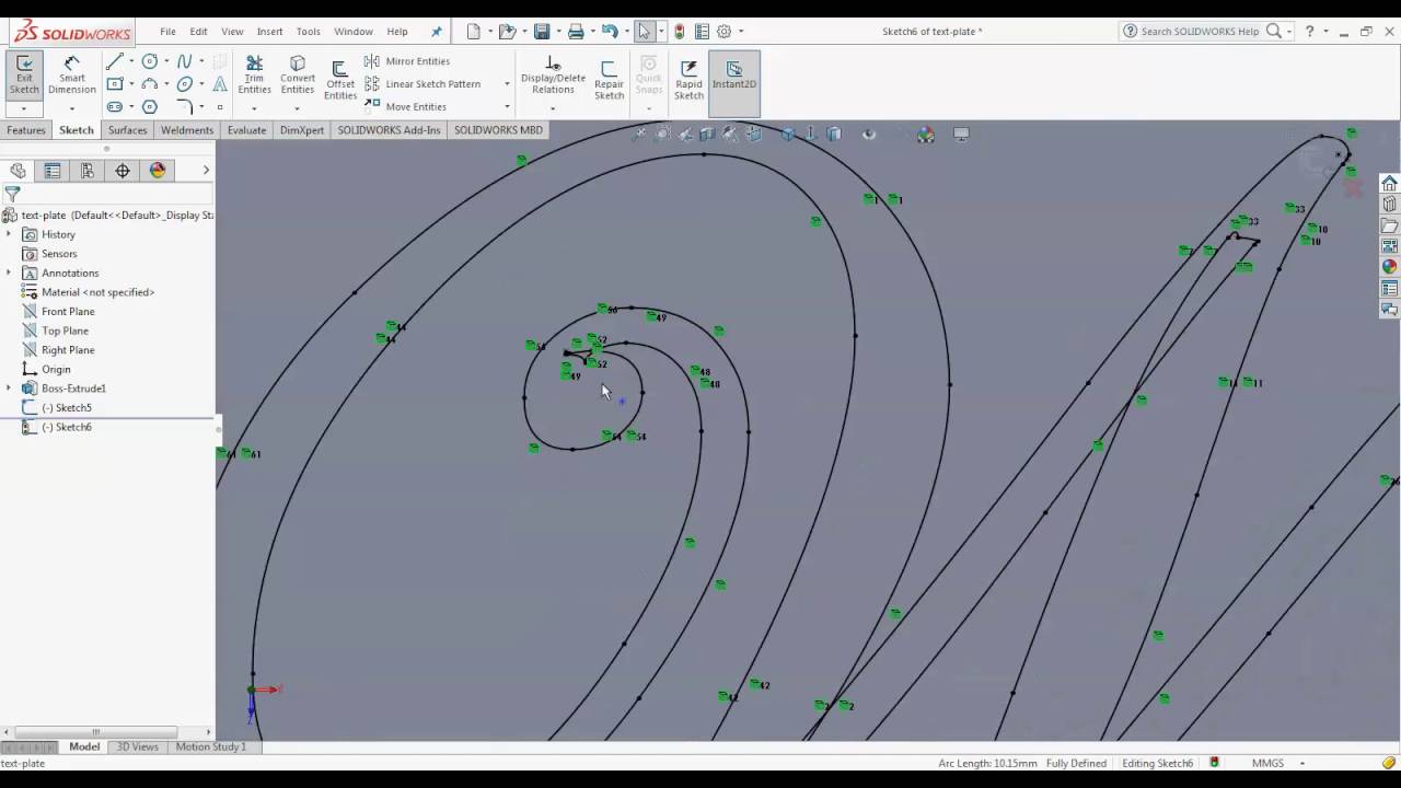 How To Fix Sketch Text Can Not Extrude Solidworks 2016