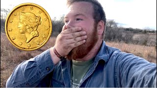 UNREAL Actual GOLD TREASURE FOUND on the Oregon Trail! Metal Detecting