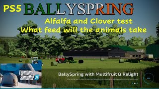 FS22… BallySpring Alfalfa and Clover test… Farm Sim22 and PS5 Console