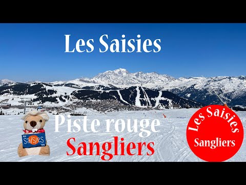 Les Saisies - Piste rouge Sangliers - Ski Xavilanc